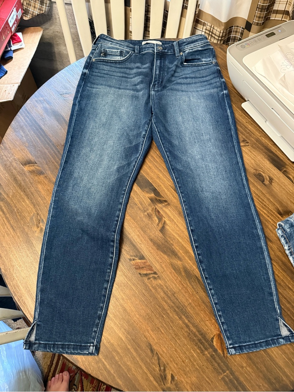KanCan Women's Skinny Jeans - Medium Blue Wash - Picture 3 of 7